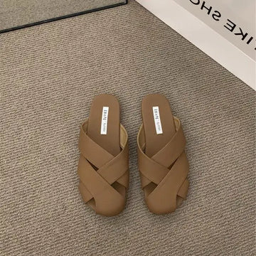 Xajzpa Shoes Slippers Flat Summer Clogs Woman Luxury Slides Beach Rubber Designer Soft Silver Casual Leisure Women's Shoes Silver Rubbe